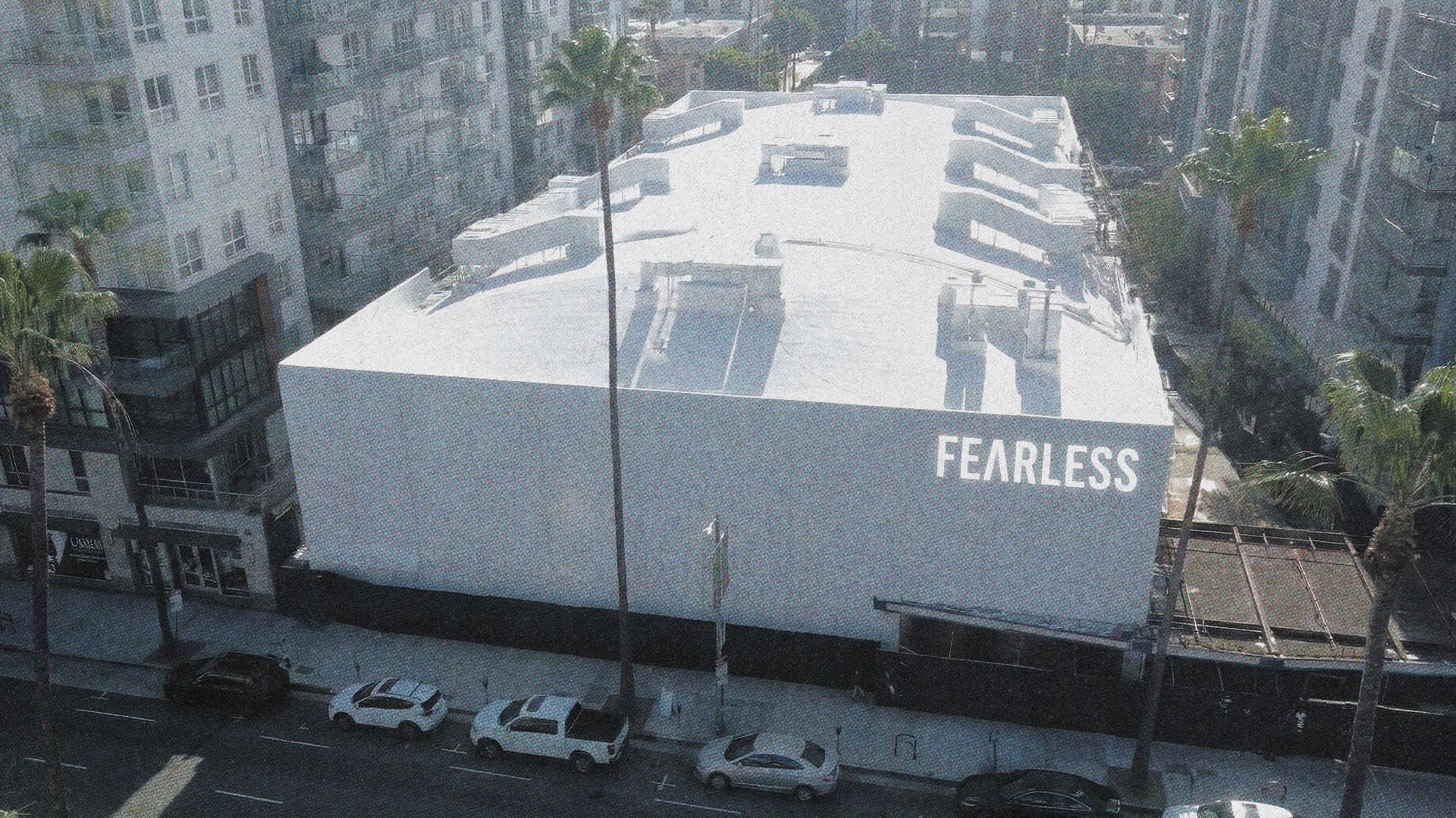 Exterior flyover of the Harvest Hands building